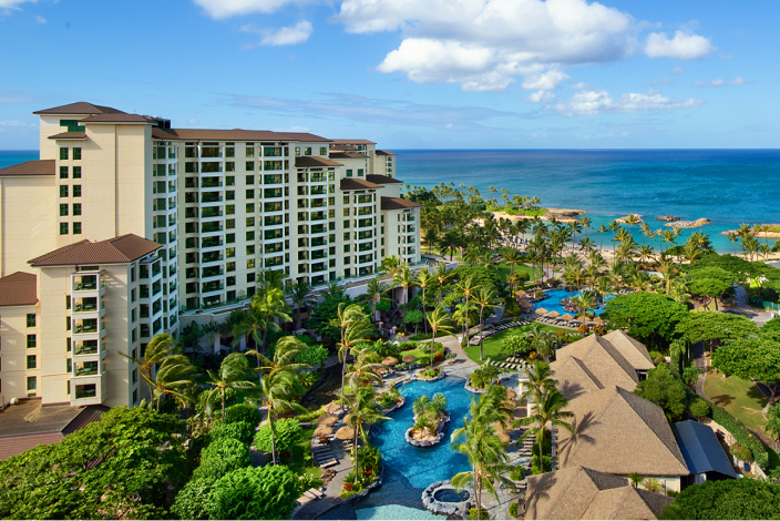 Marriott’s Ko Olina Beach Club resort view
