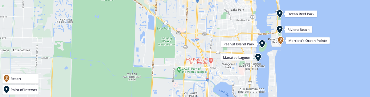 Map Marriott’s Ocean Pointe